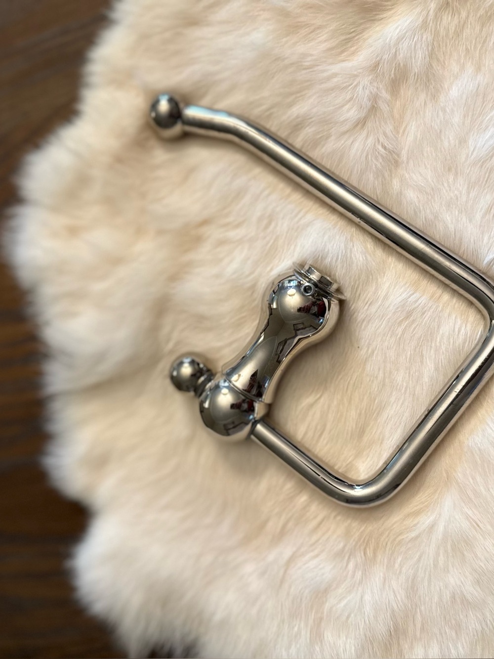Emtek 26047US26 Bar Toilet Paper Holder with Round Rosette , Polished Chrome